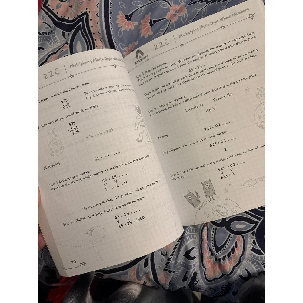 NEW Introducing MATH! Grade 5 by ArgoPrep, 600+ Practice Questions & Topics